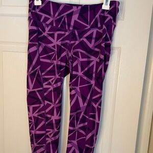 Old Navy Vibrant Purple Patterned Leggings